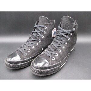 Converse Black Suede High-Tops